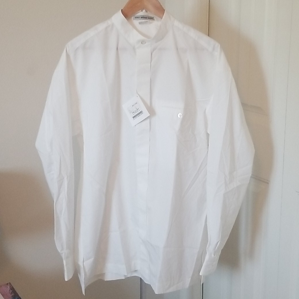 Issey Miyake Men Draped Style Shirt Large